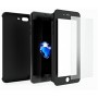 360-градусов калъф за iPhone 8 Plus Matte Black