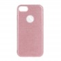 Блестящ силиконов гръб Forcell Shining за iphone 7/8 Plus Розов
