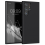 Black Matte Premium силиконов гръб за Samsung Galaxy S22 Ultra