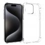 Удароустойчив прозрачен силиконов гръб за iPhone 15 Pro Max