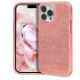 Блестящ силиконов гръб Shining за iPhone 15 Pro Max Розов