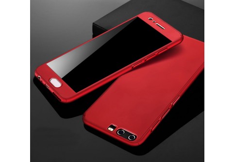 360-градусов калъф за Huawei P10 Plus Red 