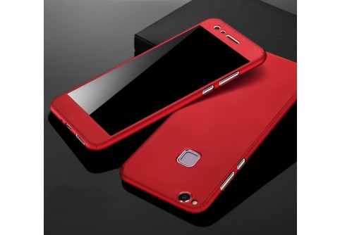360-градусов калъф за Huawei P10 lite Red 