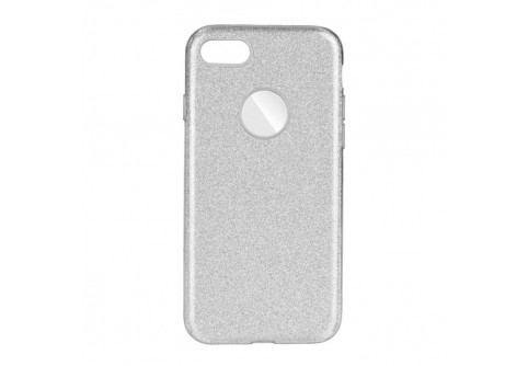 Блестящ силиконов гръб Forcell Shining за iphone 6/6s Plus Сребрист
