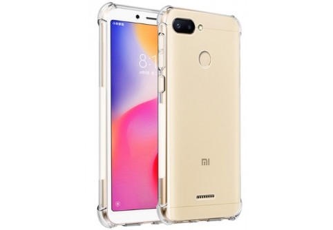 Удароустойчив прозрачен силиконов гръб за Xiaomi Redmi 6