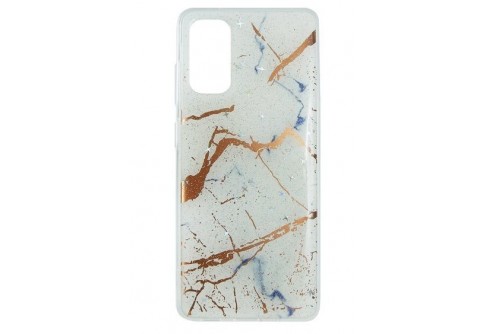 Твърд силиконов гръб Marble White за Samsung Galaxy A71
