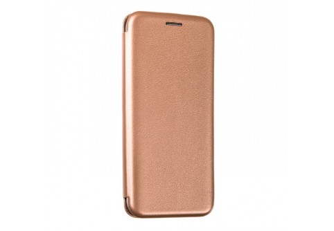 Кожен калъф бизнес серия за Samsung Galaxy S20 Розово Злато