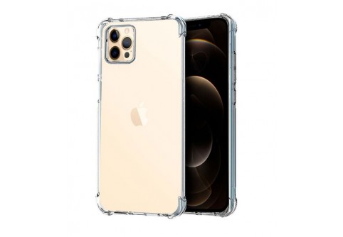Удароустойчив прозрачен силиконов гръб за iPhone 12 Pro Max