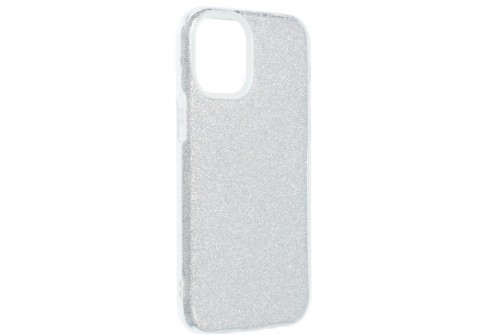 Блестящ силиконов гръб Shining за iPhone 12 Pro Max Сребрист