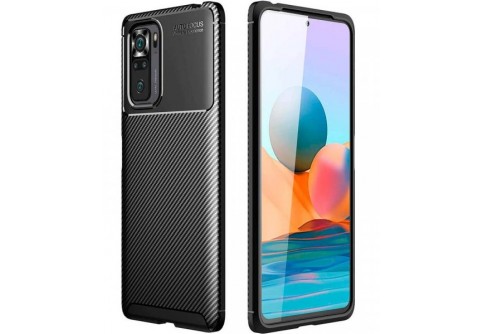 Калъф Business Carbon за Xiaomi Redmi Note 10 Черен