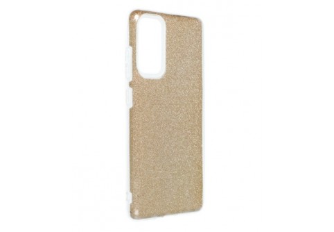 Блестящ силиконов гръб Shining за Samsung Galaxy S20 FE Златист