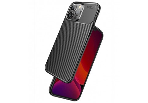 Калъф Business Carbon за iPhone 13 Pro Черен