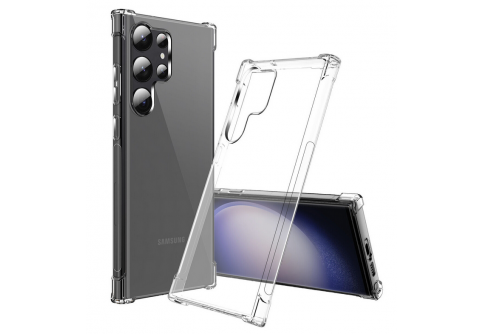 Удароустойчив прозрачен силиконов гръб за Samsung Galaxy S23 Ultra