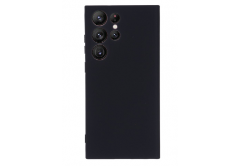 Black Matte Premium силиконов гръб за Samsung Galaxy S23 Ultra