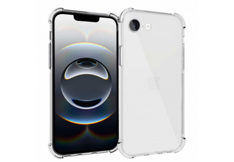 Удароустойчив прозрачен силиконов гръб за iPhone 16e