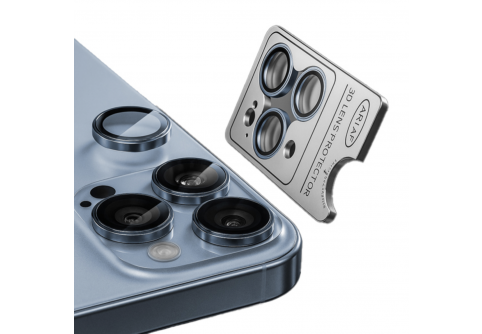 Стъклени протектори за камера тип рингове /небесно син/ за iPhone Air