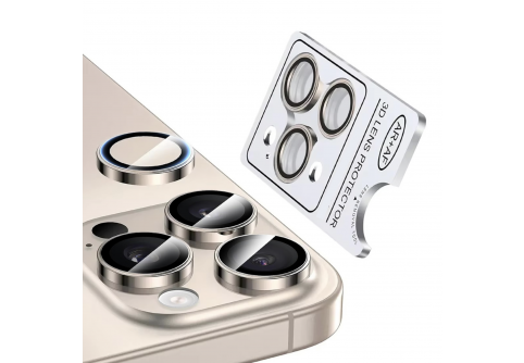 Стъклени протектори за камера тип рингове /златисти/ за iPhone Air