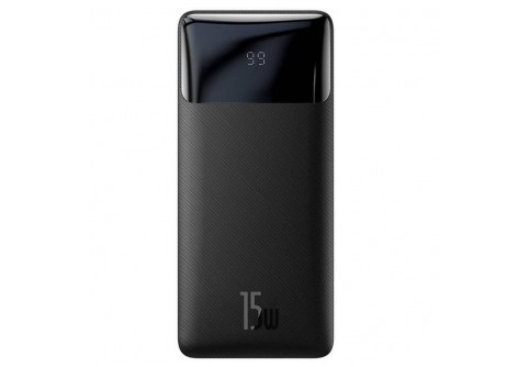 BASEUS Power Bank 10000 mAh 15W, Bipow /черен/бял/