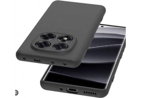 Black Matte Premium силиконов гръб Xiaomi Redmi Note 15 Pro Plus 5G